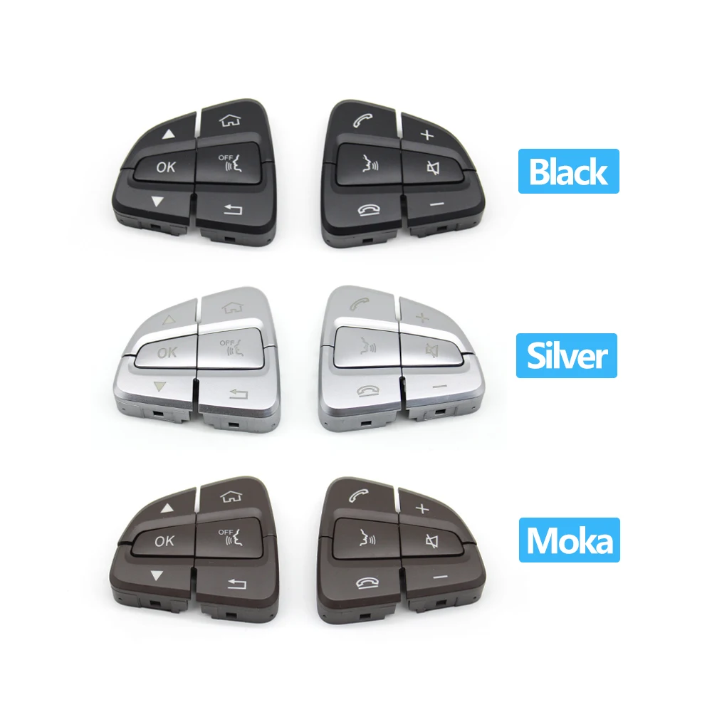 W205 W253 LHD RHD Car Multi-function Steering Wheel Switch Control Buttons Cover For Mercedes Benz C Class GLC Class