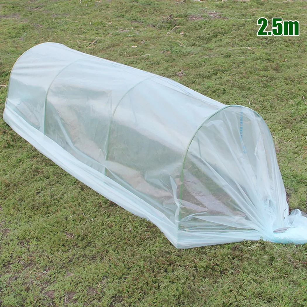 2/2.5m Greenhouse Tunnel Foil Plastic Yard Horticultural Polythene Sheet Plant Cover Household Garden Supplies