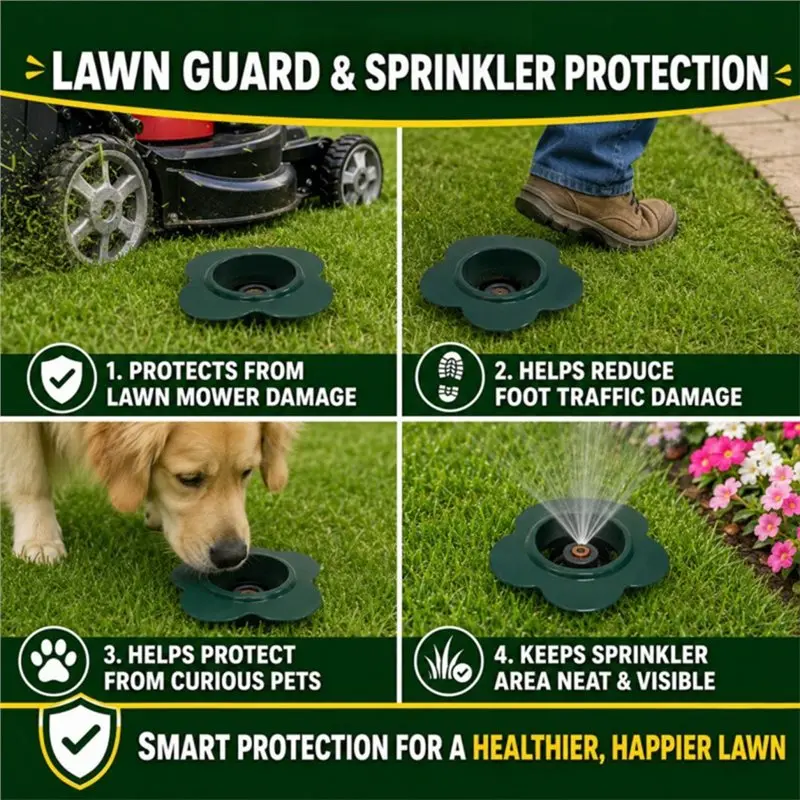 Lawn Sprinkler Head Protector Sprinkler Protective Covers Digging Tools To Prevent Damage