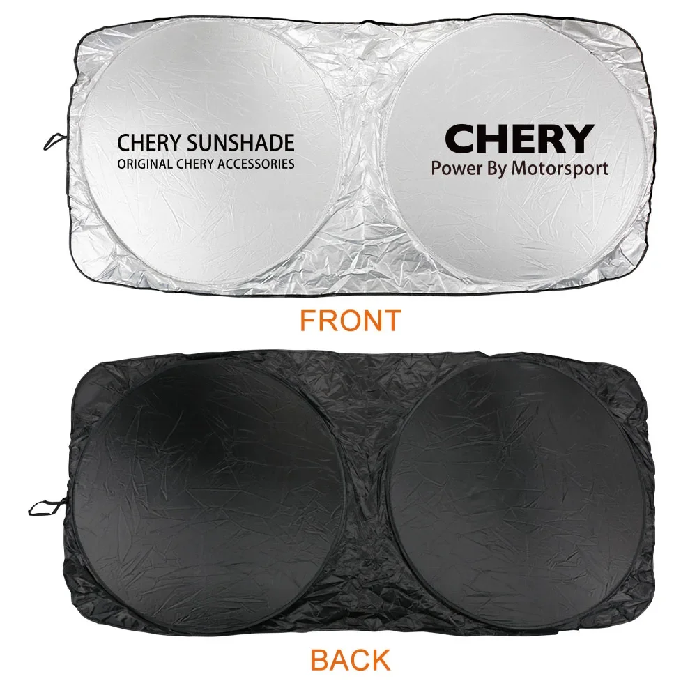 الزجاج الأمامي للسيارة غطاء الظل الشمس ، مظلة ، اكسسوارات السيارات لشيري تيجو 2 ، 3 ، 7 ، 4 ، 5x ، كيمو Qq6 ، s21 ، Qq3 ، المكابح s11 ، A3 ، A5