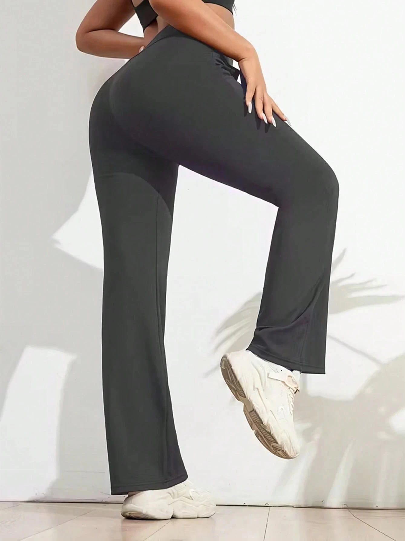 3-teilige Yoga-Hose mit hoher Taille und Bauchkontrolle für Damen mit Taschen, sportliche Stretch-Kompressions-Leggings