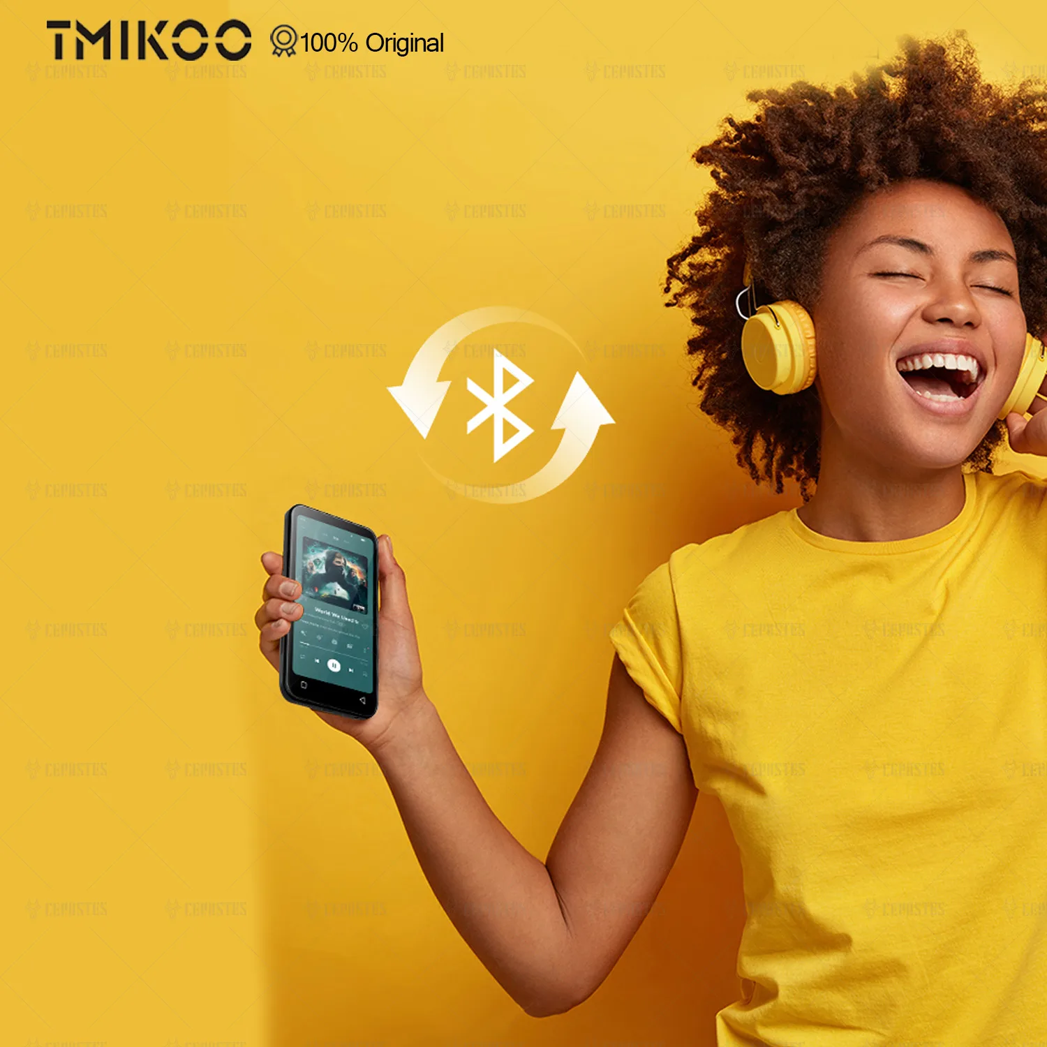 MP3 Player with Bluetooth and WiFi 4.0" Full Touch Screen Mp4 Player with Speaker,HiFi Sound Music Player with FM Radio,Browser