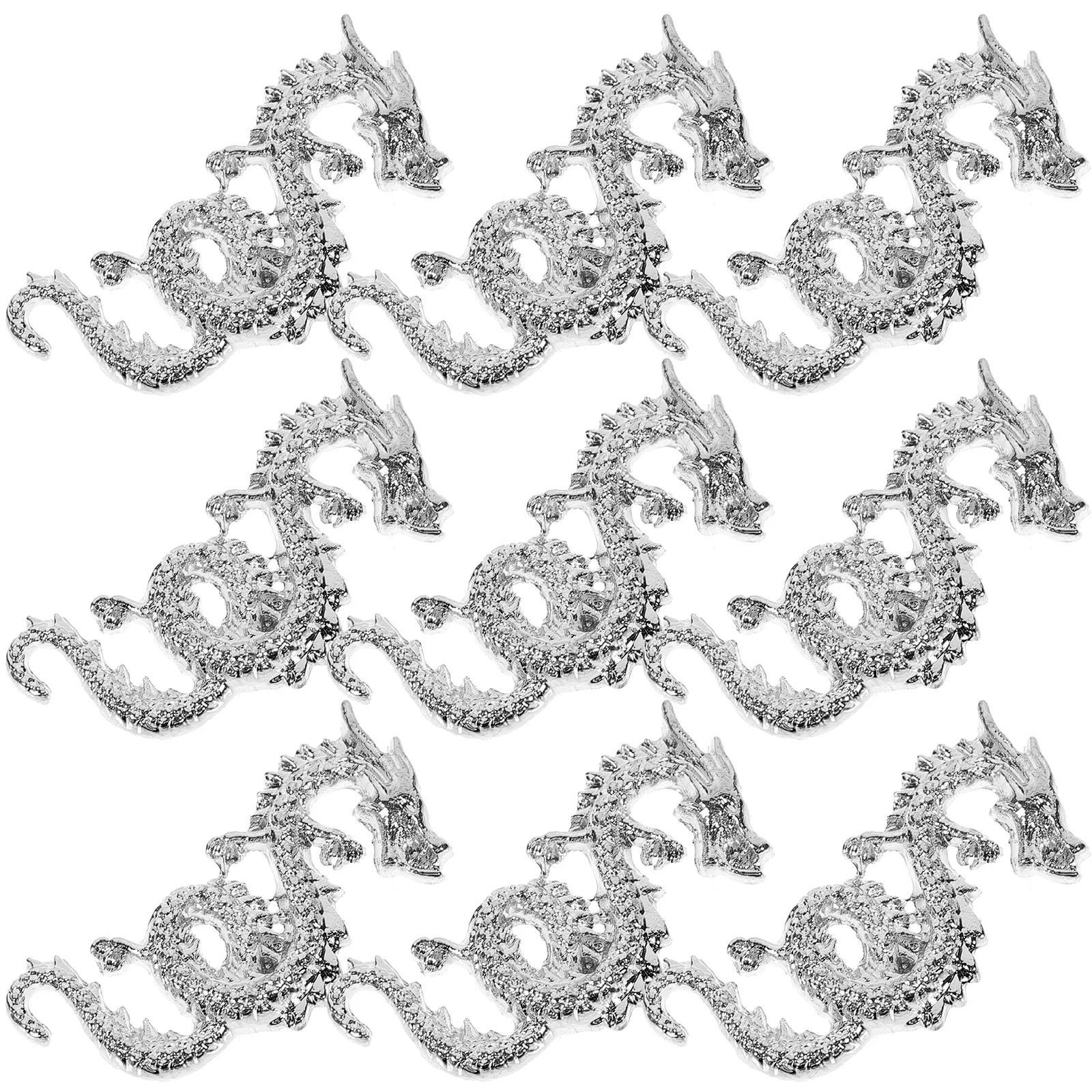 

10 Pcs Nail Charm Dragon Charms Rhinestones Jewelry Decorations Art Supplies Nails Pendant Gems