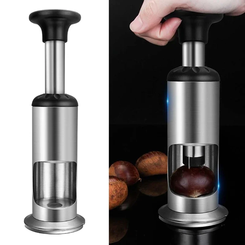 Stainless Steel Manual Chestnut Opener Nutcracker Sheller Peeler Tool Kitchen Home Gadgets Tools  Accessories