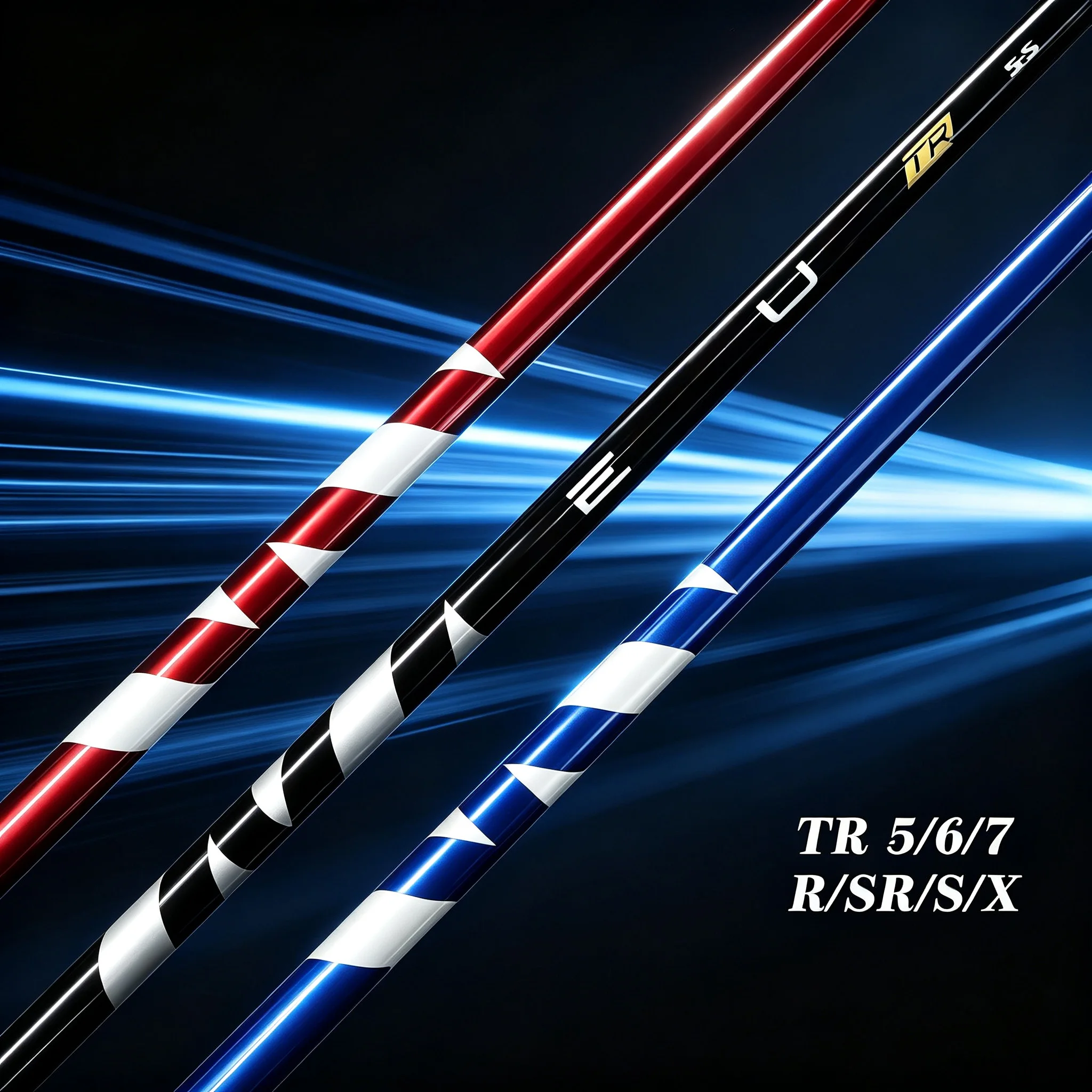 High-Performance Golf Club Shafts for Driver/Fairway Wood, Universal Use, 45inch for Long-Distance Hits, Easy to Hit for Increased Distance, High Elasticity Feedback, Stable Flight Path, Professional Performance Upgraded Shafts, Tr 5/6 R/Sr/S/X Class, Carbon Lightweight Series