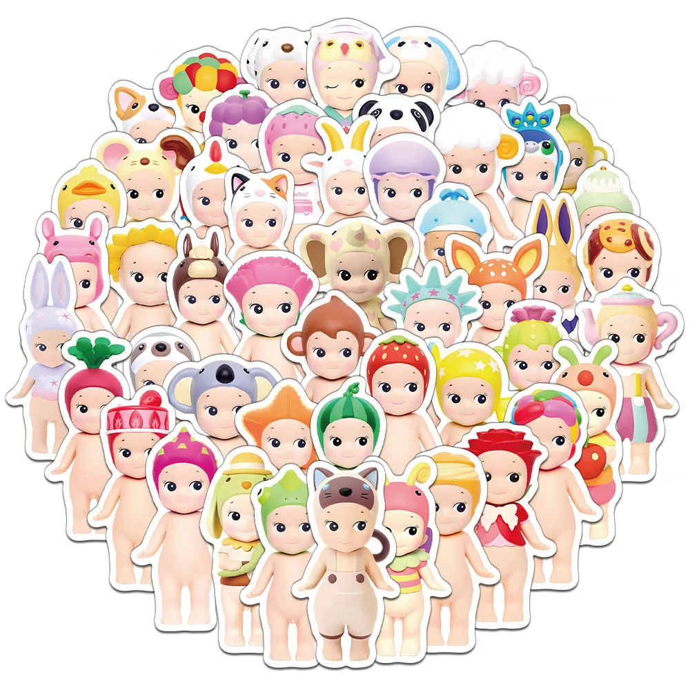 

50PCS Sonny Angel Cartoon Graffiti Waterproof Stickers DIY Phone Case Stickers Guitar Notebook Doll Decoration