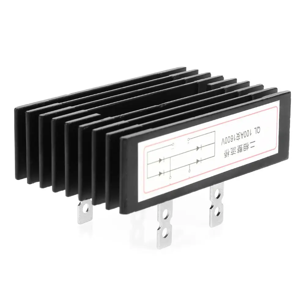 High Power 100A 1600V 2-Phase Diode Bridge Rectifier