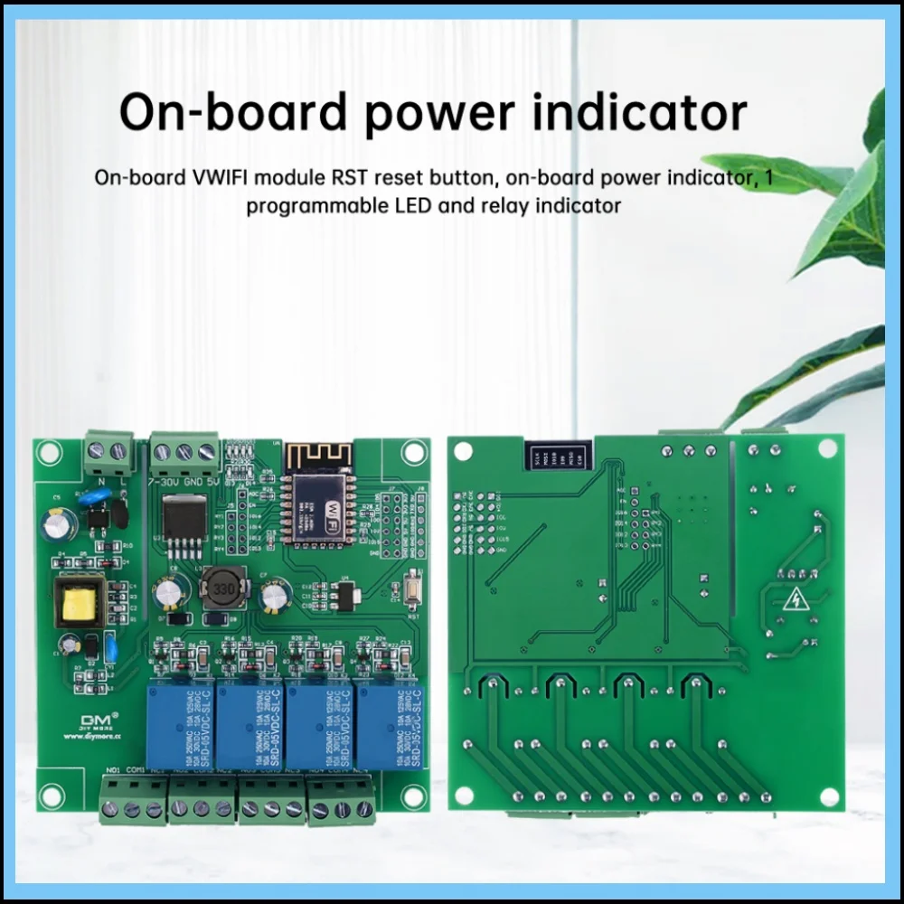 1/3pcs ESP8266 Wireless WIFI Relay Module 4-Channel ESP-12F Development Board AC/DC 5V/7-28V/5-80V E-WeLink APP Remote Control