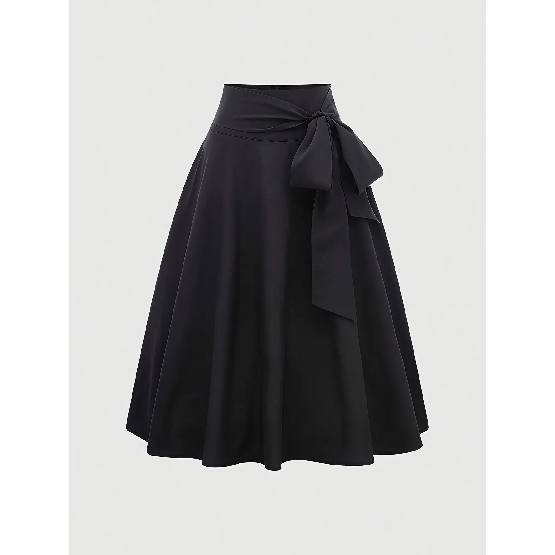 

Плиссированная юбка миди с поясом, женская модная коллекция Весна 2026, нейтральная, с поясом на талии, юбки до колена, другой дизайн, другой материал