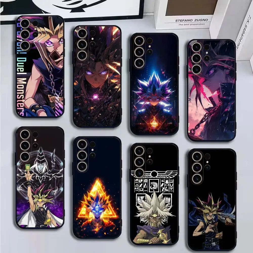 

Anime Y-Yu Gi Oh Yugioh Phone Case For SamsungS25,24,21,22,23,30,Ultra,20,Plus,Fe,Lite,Note,10,9,Soft Black Cover