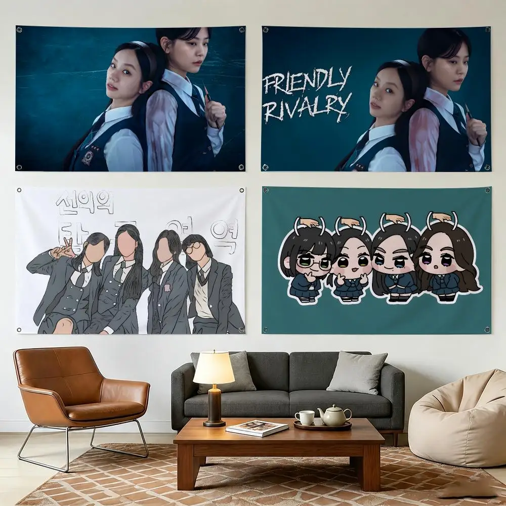 Friendly R-rivalry Moive Flags Wall Hanging Outdoor Garage Room Decorative Fashion Gift Background