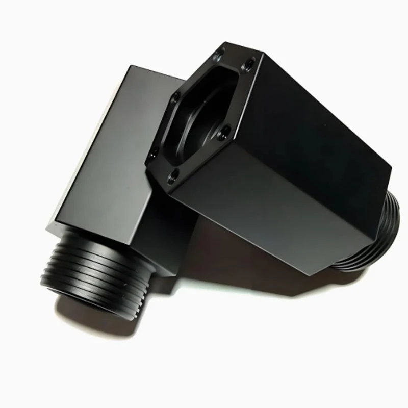 Premium Customized Precision CNC Machined Aluminum Black Anodized Nut CNC Parts