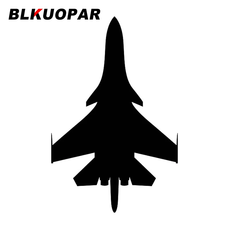 

BLKUOPAR S-54 Militaire Fighter Jet Car Sticker Creative Graphics Decal Personality Trunk Laptop Windshield Car Door Protector