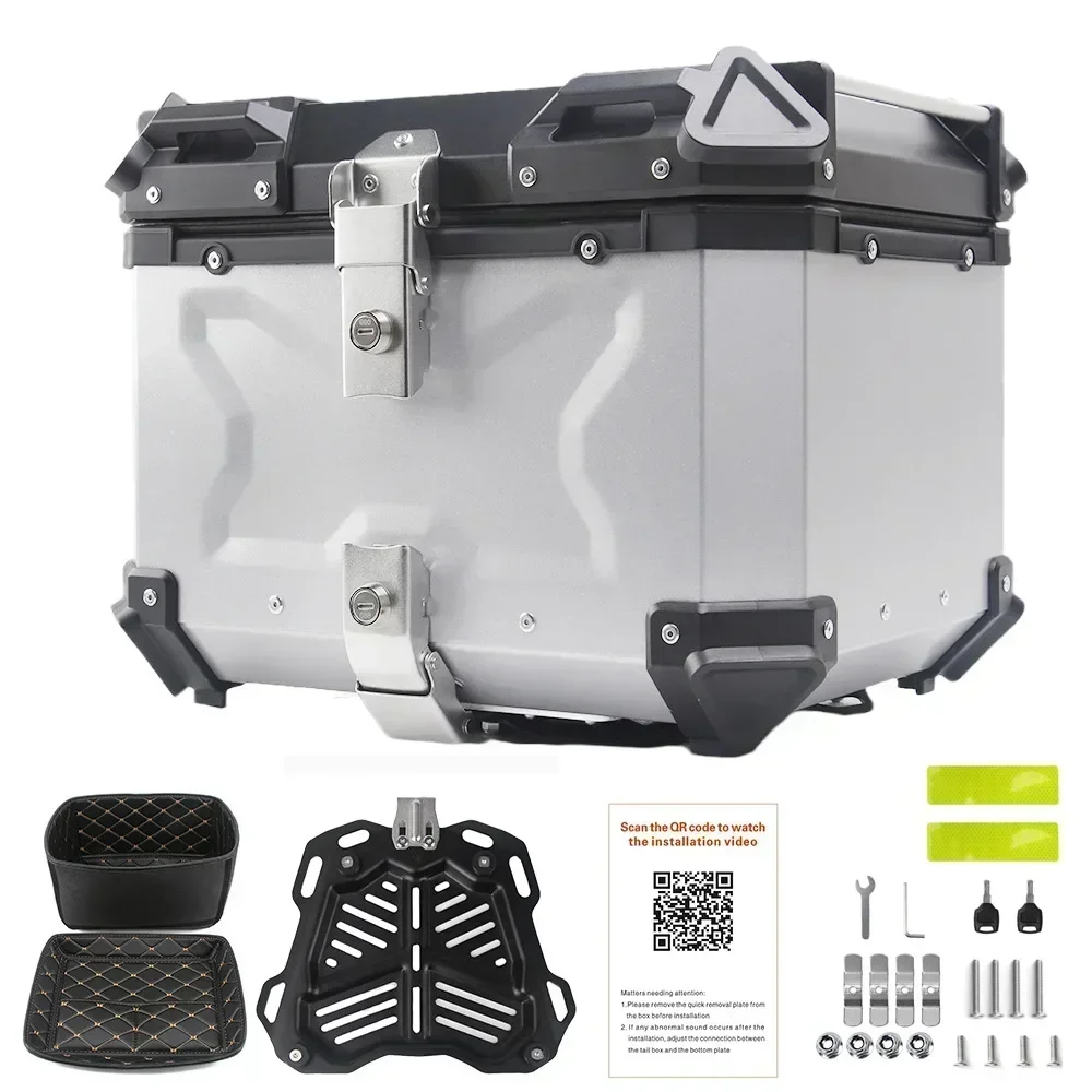 

Quick Removal of Aluminum Alloy Tailbox 28L 36L 45L 55L 65L 80L 100L Top Shell Motorcycle Multi-specification Trunk General Type