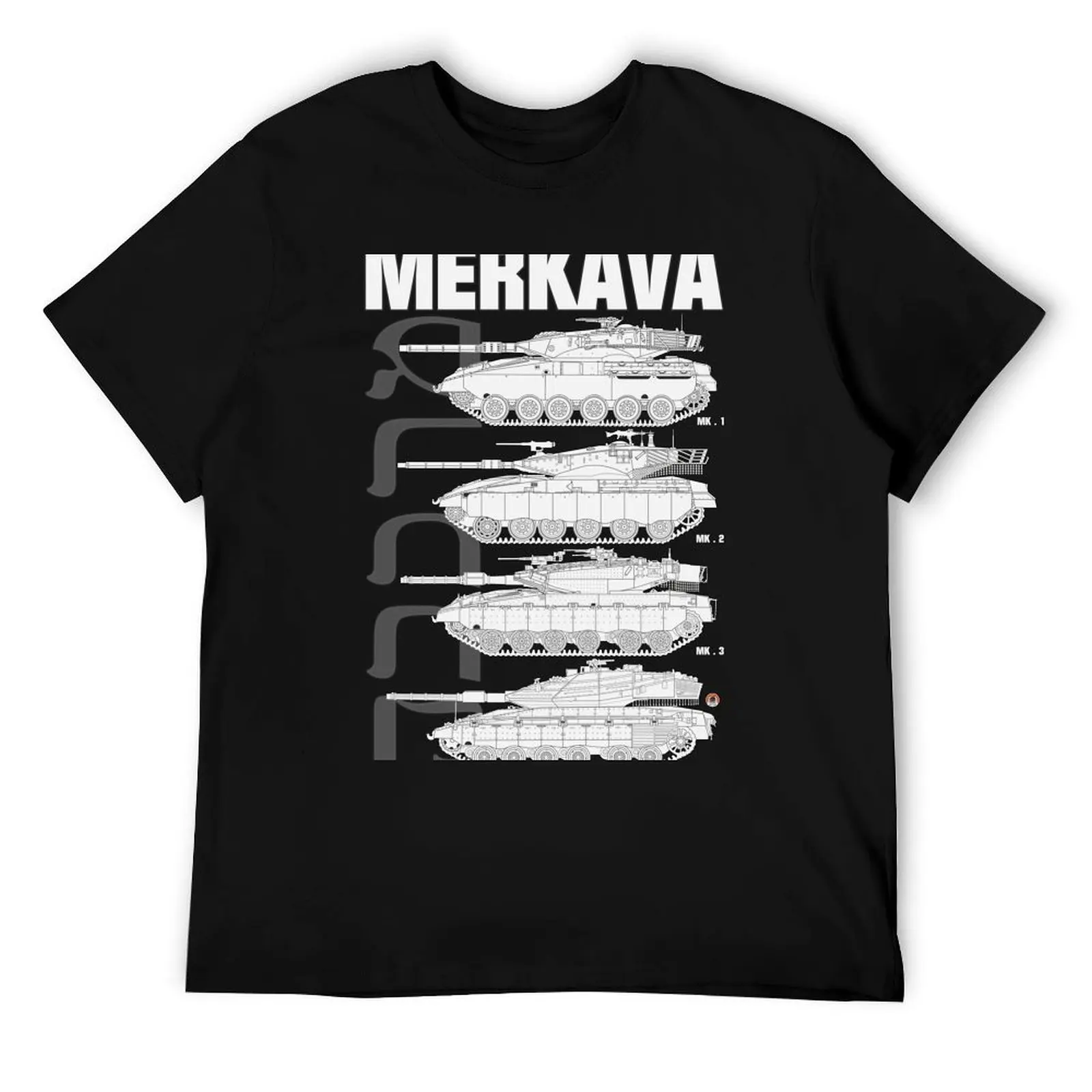 

Merkava Mk1, Mk2, Mk3 and Mk4 on the same design T-Shirt t shirt man luxury man t shirt cotton high quality T-Shirt