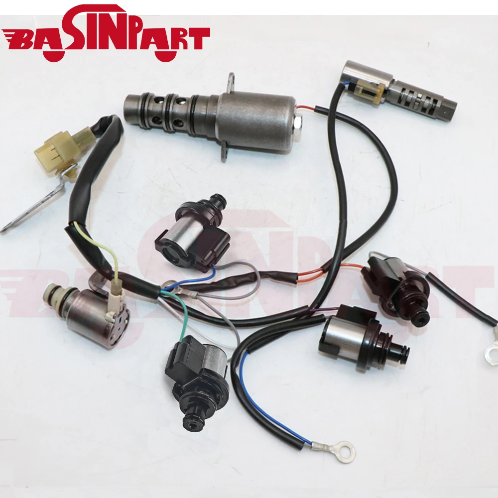 Válvula solenóide de transmissão tr690 com cablagem para subaru cvt outback forester 31706aa031 31825aa050 31825aa052 31825aa051