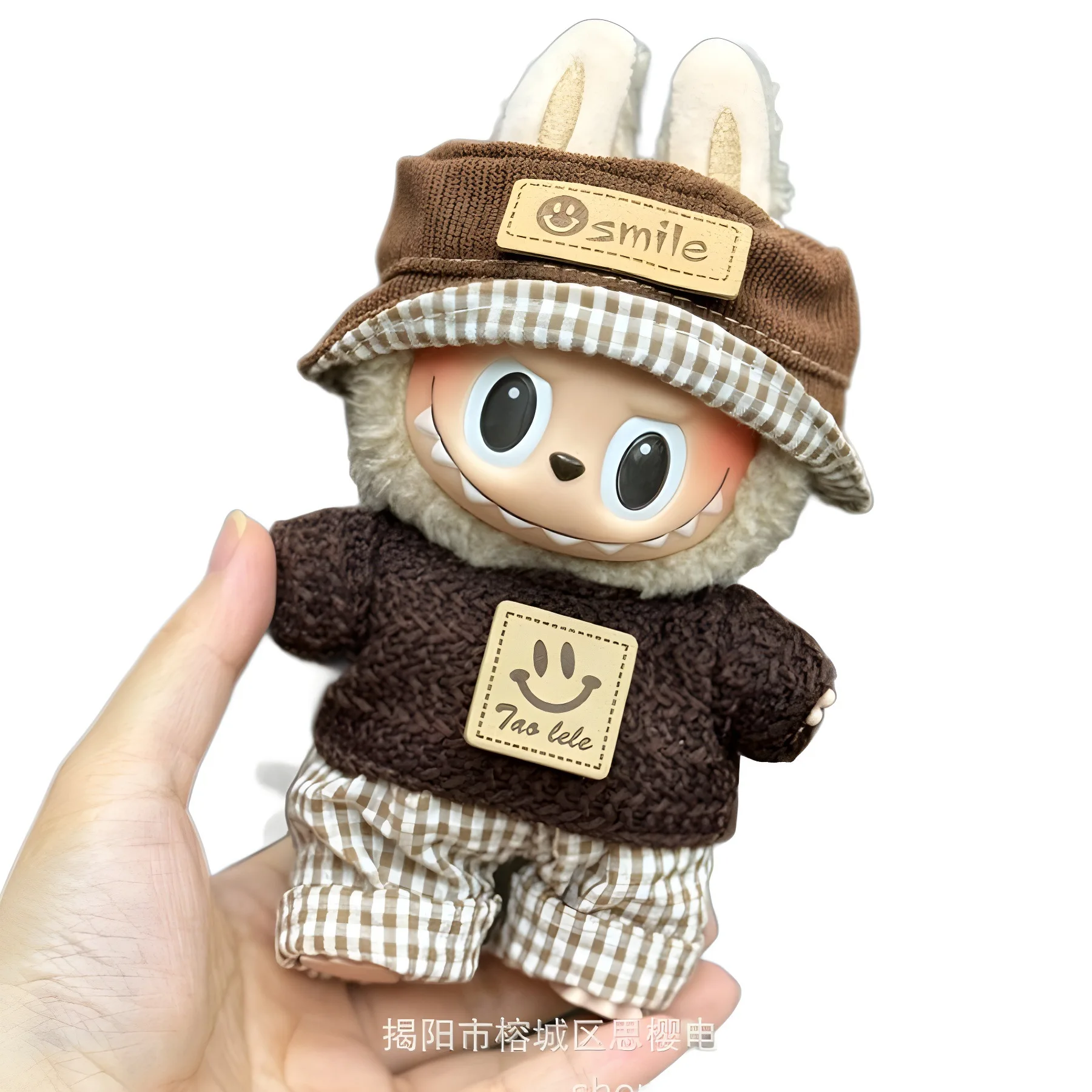 Labubu Clothes Outfit Accessories for Korea Kpop EXO 17cm Labubu V2 V1 Plush Idol Doll's Clothing Leisure Trend Doll Accessories