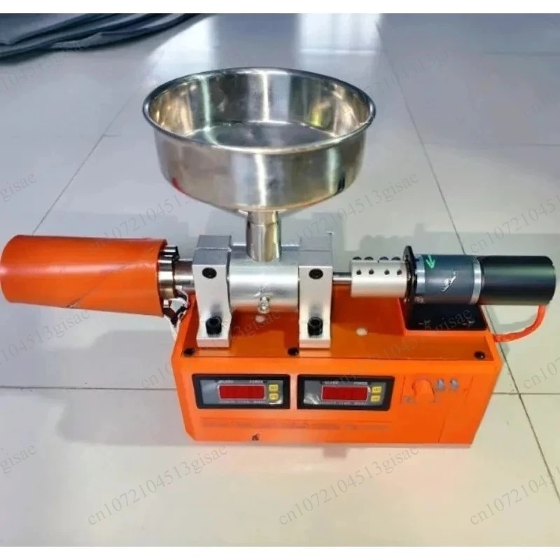 Small desktop single screw plastic extruder used for the production of PLA ABS PETG regenerated filament at 300 ℃