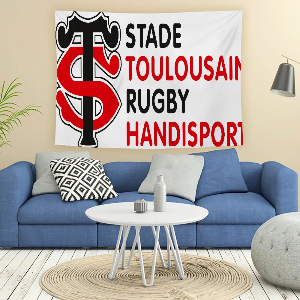 Aesthetic Room Decoration Home Stade Toulousain Pink Room Decor Teen Girl Large Tapestry on the Wall Mf Doom Tapestries Spain