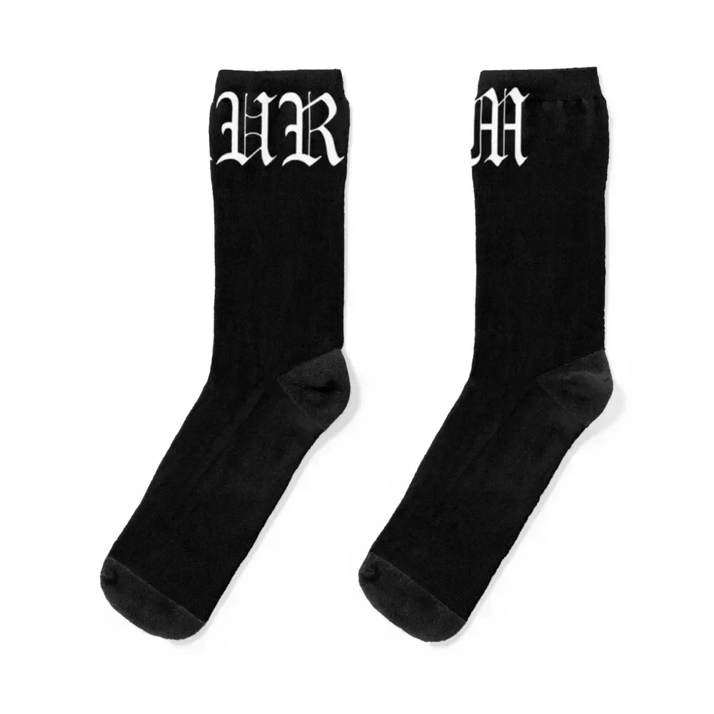 

Burzum Logo Socks soccer anti-slip cute Climbing warm winter Socks Female Men's