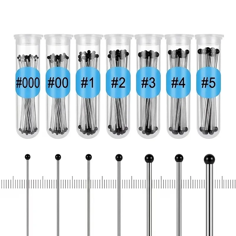【100 Pieces/Can】40Mm Stainless Steel Insect Specimen Needles｜Special Needles for Butterfly and Beetle Dissection and Collection｜Anti-Rust, Durable, High-Hardness Specimen Fixing Needles Includes Plastic Storage Bottle, Ideal for School Laboratories, Dissection, and Insect Preservation, Butterfly Accessories