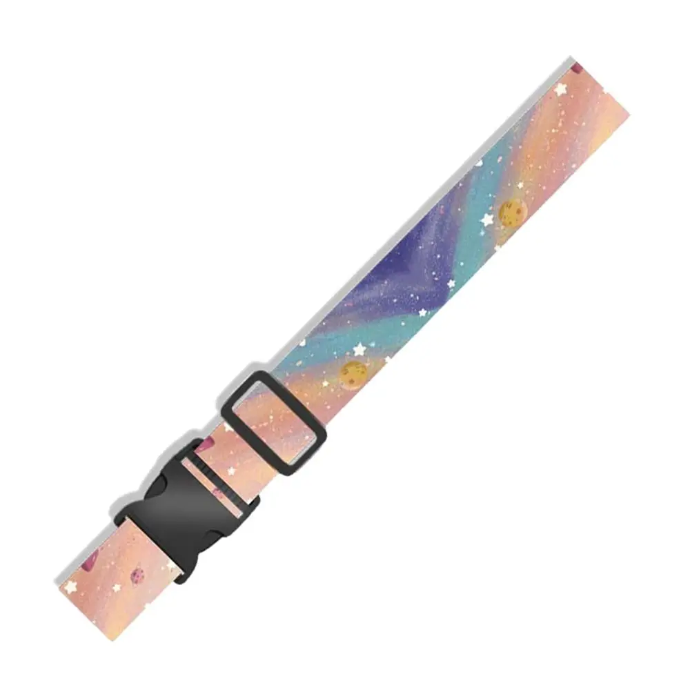 حزام أمتعة قابل للتعديل مع مشبك ، مشبك حقائب مطبوع عصري ، حقيبة حقيبة سفر ، حزام ربط الأمتعة ، إكسسوارات سفر ، حقيبة تخييم