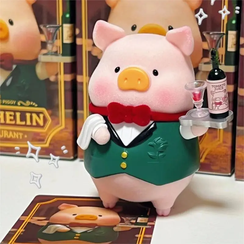 

Original Lulu Pig Blind Box Five-Star Restaurant Series Mysterious Box Action Figure Doll Desktop Ornament Collection Toy Gift