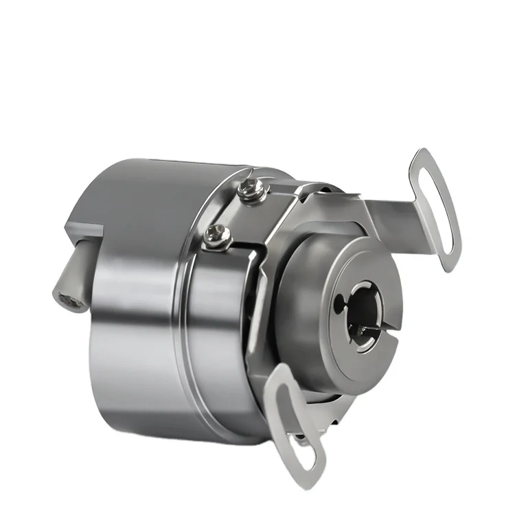 Hot Sale Hengxiang New Absolute Encoder Hollow Shaft 16-32 Bit Multi-turn KM39 SSI RS485 IP65 DC5-30V Servo Motor Robot Spring