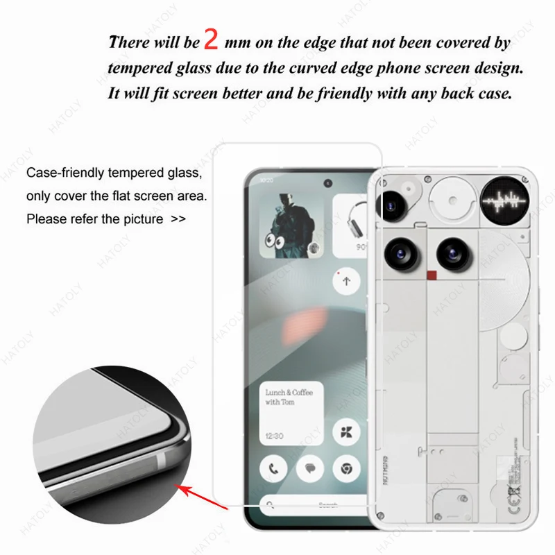 For Nothing Phone (3) Glass HD Clear Protective Film For Nothing Phone 3 Screen Protector Camera Protector For Nothing Phone3 - Image 4