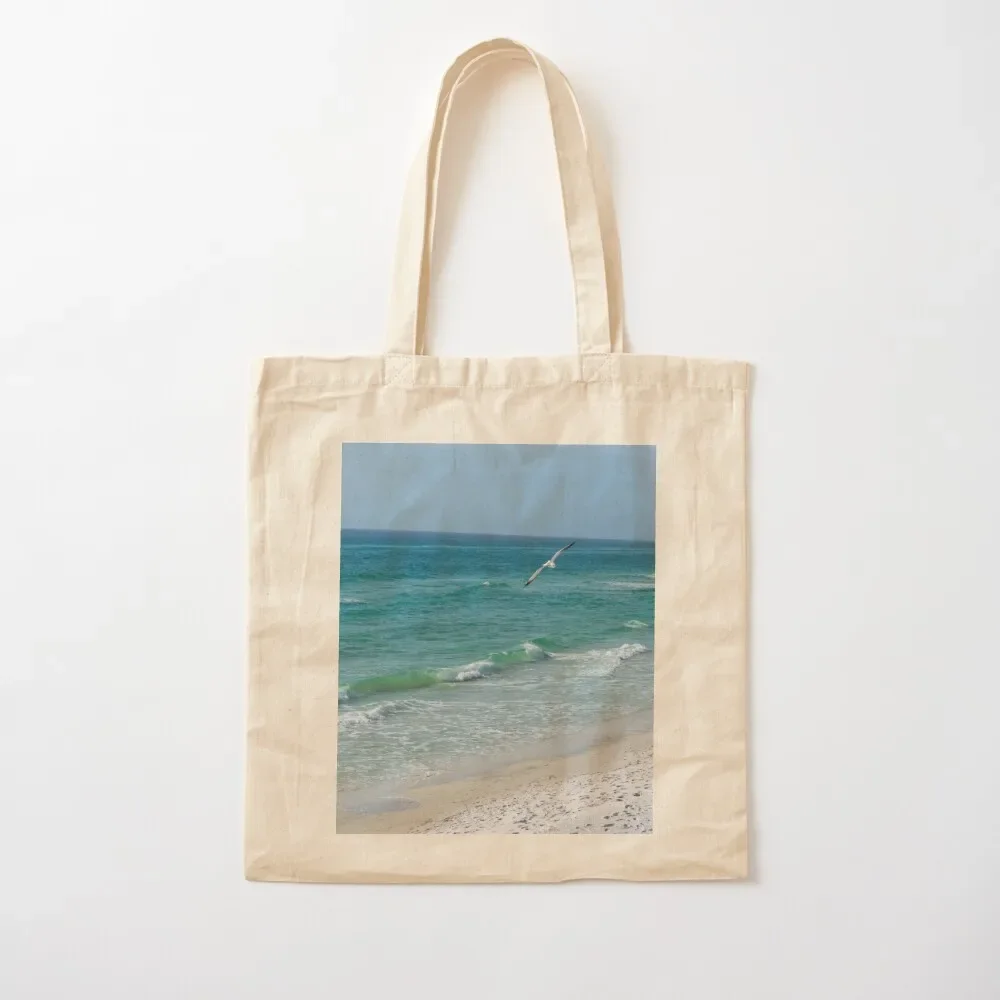 

Seagull In Flight Over The Gulf Tote Bag Shopper bag tote bag custom