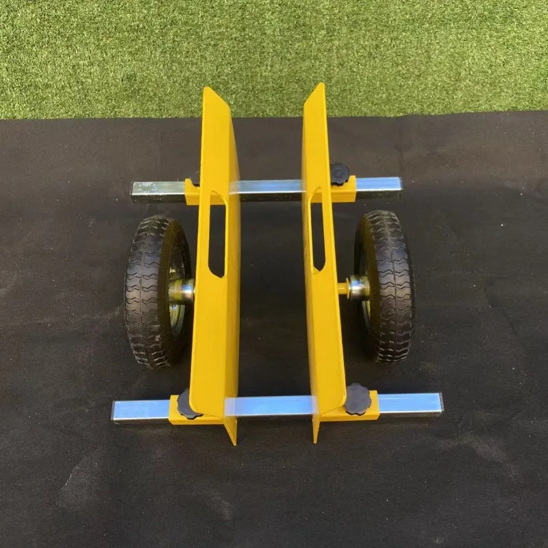 

Marble slab cart Hollow glass mobile wooden door turnover truck