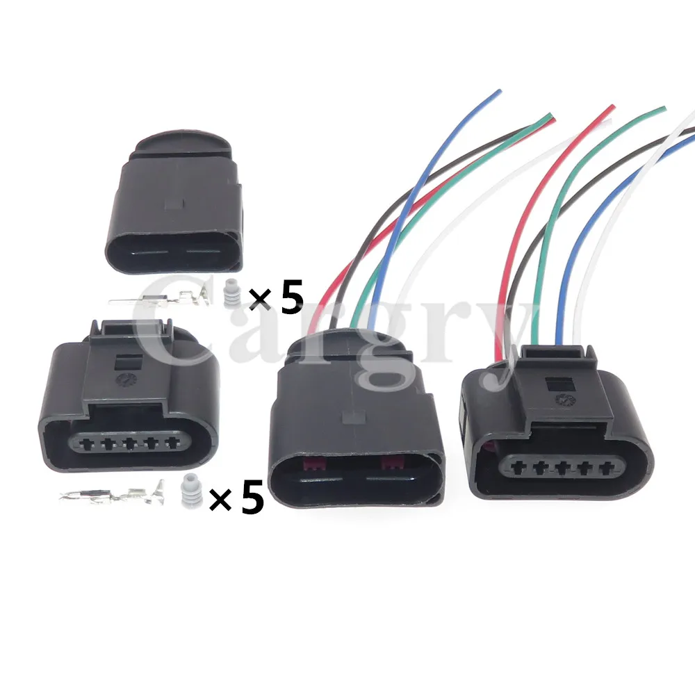 

1 компл. 5P 1-969920-1 6N0973805 1J0973705 42123000 автомобильный расходомер жгут проводов автомобильный герметичный разъем для VW Audi