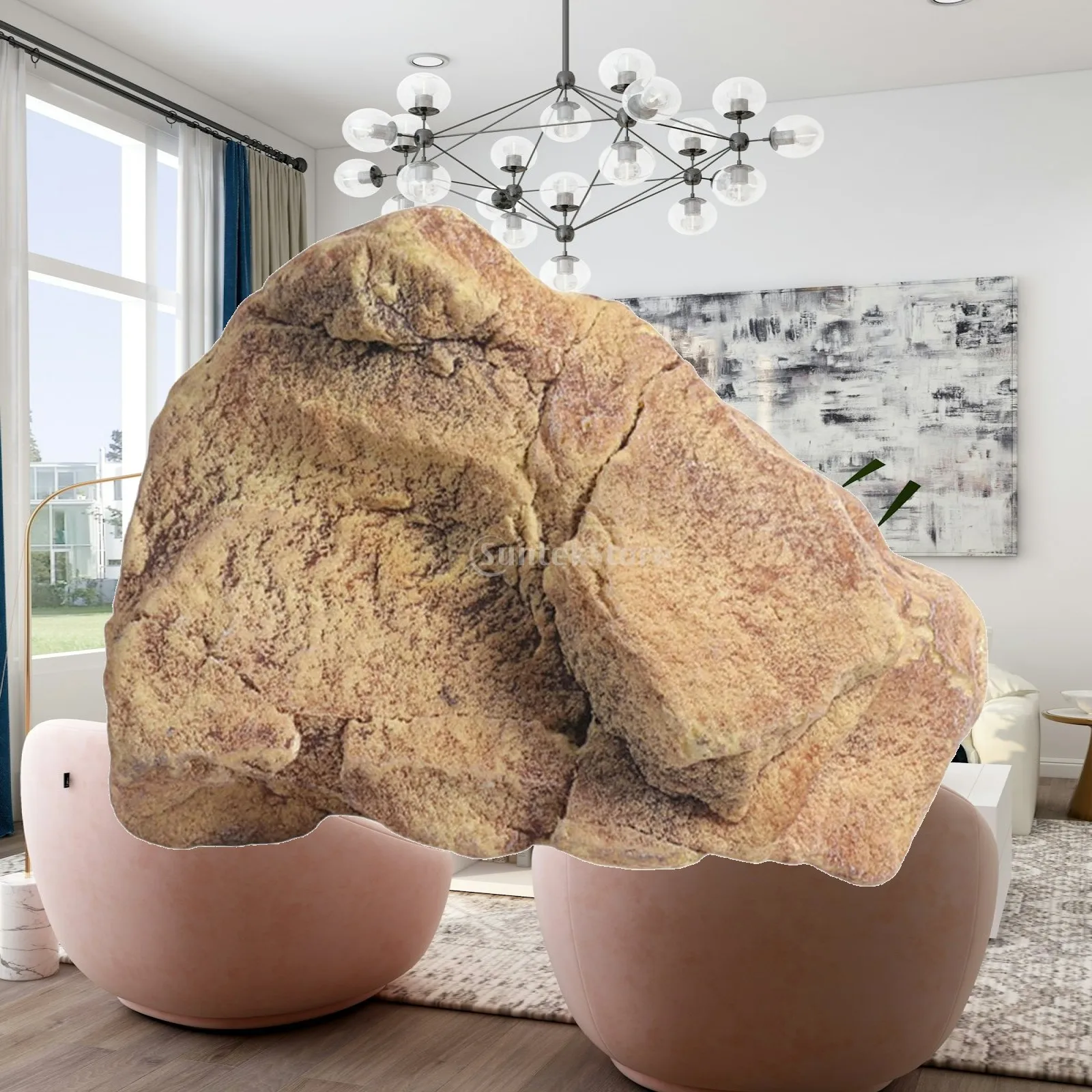 Artificial Garden Stone Simulation Foam Decorative Rock Landscaping Stone for Outdoor Indoor Decoration Scene
