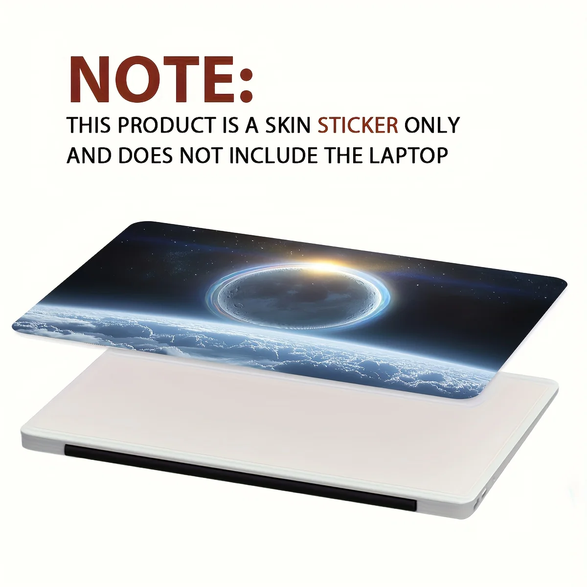 Custodia adesiva artistica per laptop in 2 pezzi, adesivo universale per netbook beige chiaro impermeabile resistente ai graffi, impermeabile, resistente ai graffi