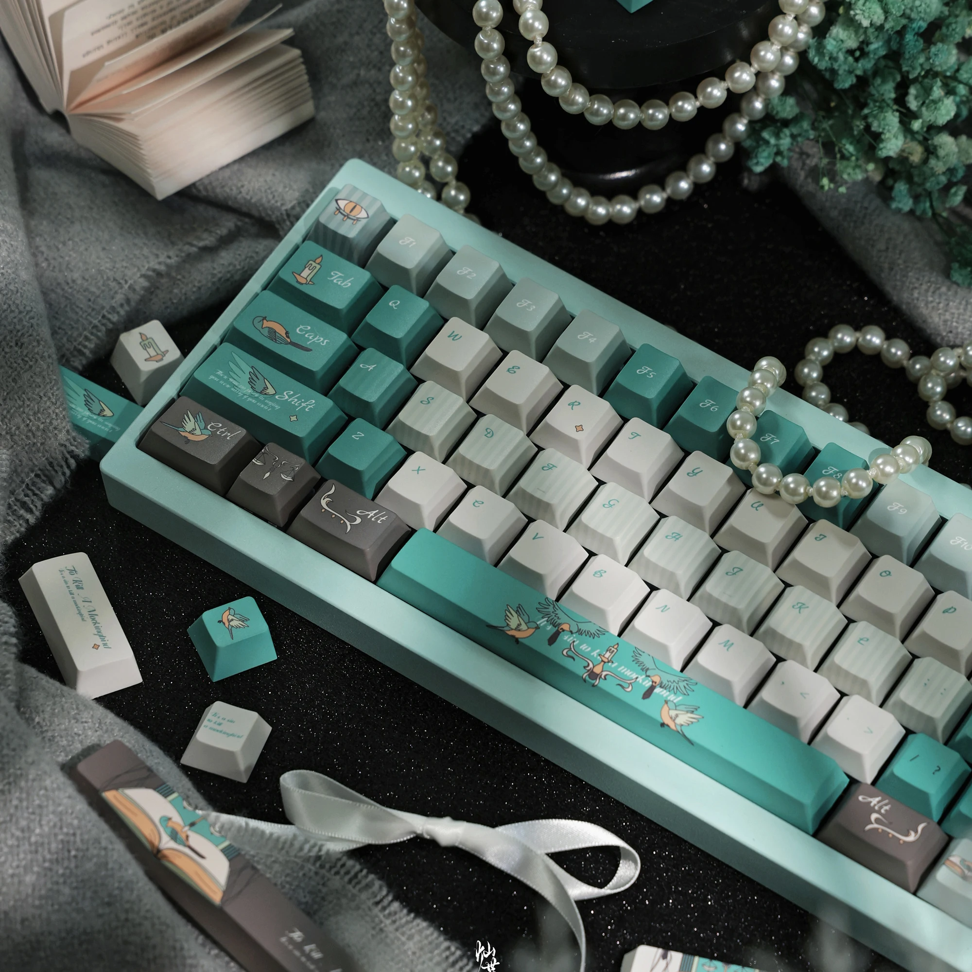 

Robin keycap 140 keys Suitable for customized mechanical keyboard Hot sublimation PBT material