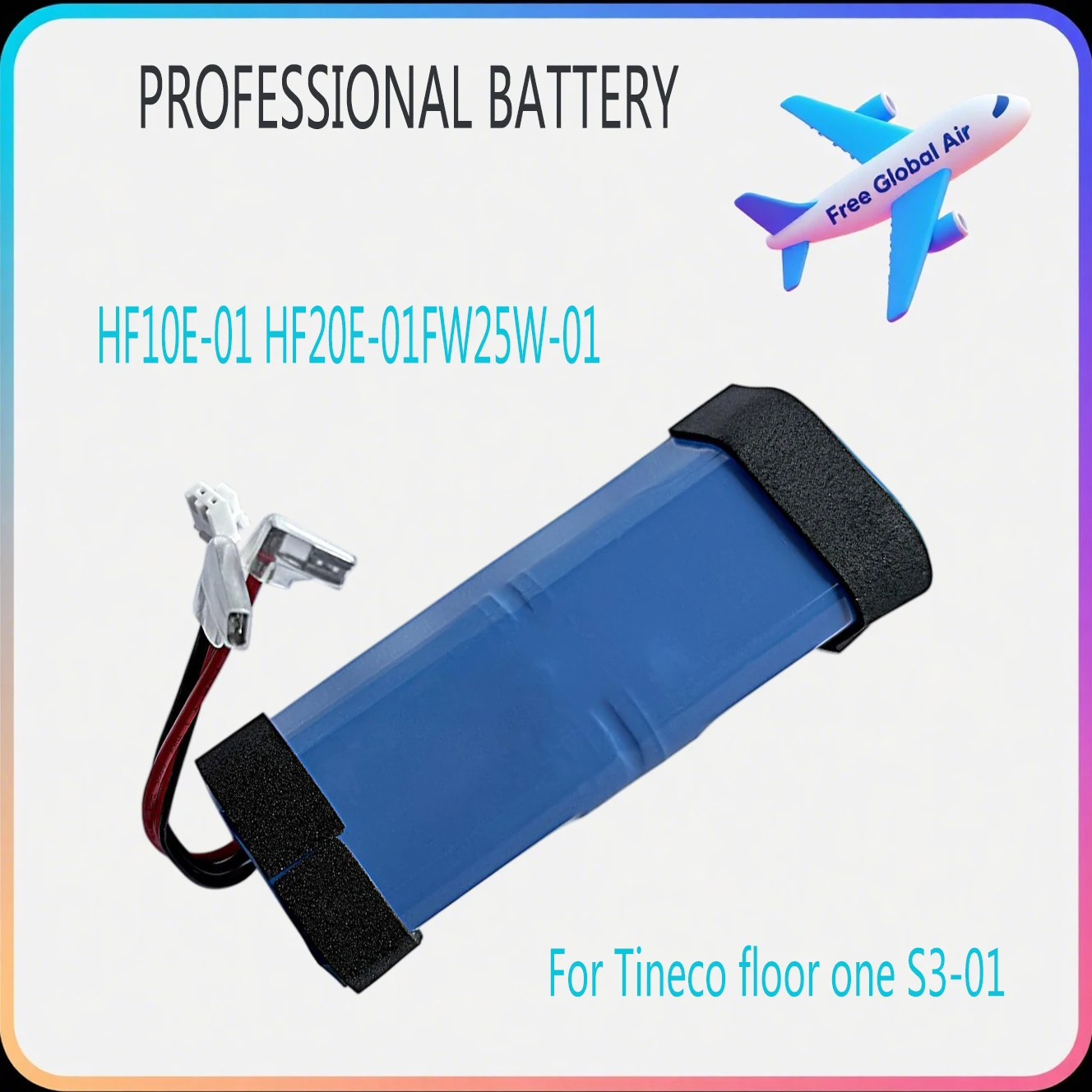 

100% original 6000mAh for Tineco FLOOR ONE 1.0 FW25M-01 FW25W-01 FW09010ECN HF10E-01 HF20E-01 S3-01 Vacuum Cleaner Battery