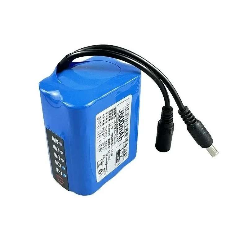12V Lithium Battery Large Capacity Power Supply for Audio LED Light Car Washer Monitoring with Power Display Outdoor Portable