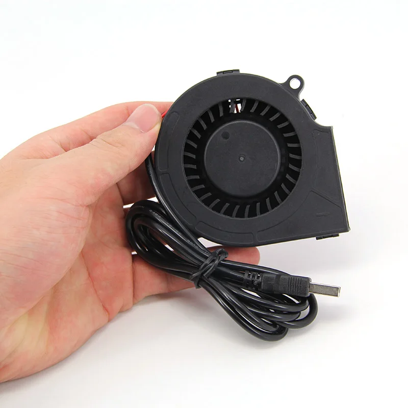 Portable USB BBQ Fan 7cm 7530 7515 75x35mm 75x15mm Air Blower Fan with Speed for Outdoor Camping Grill Cooking