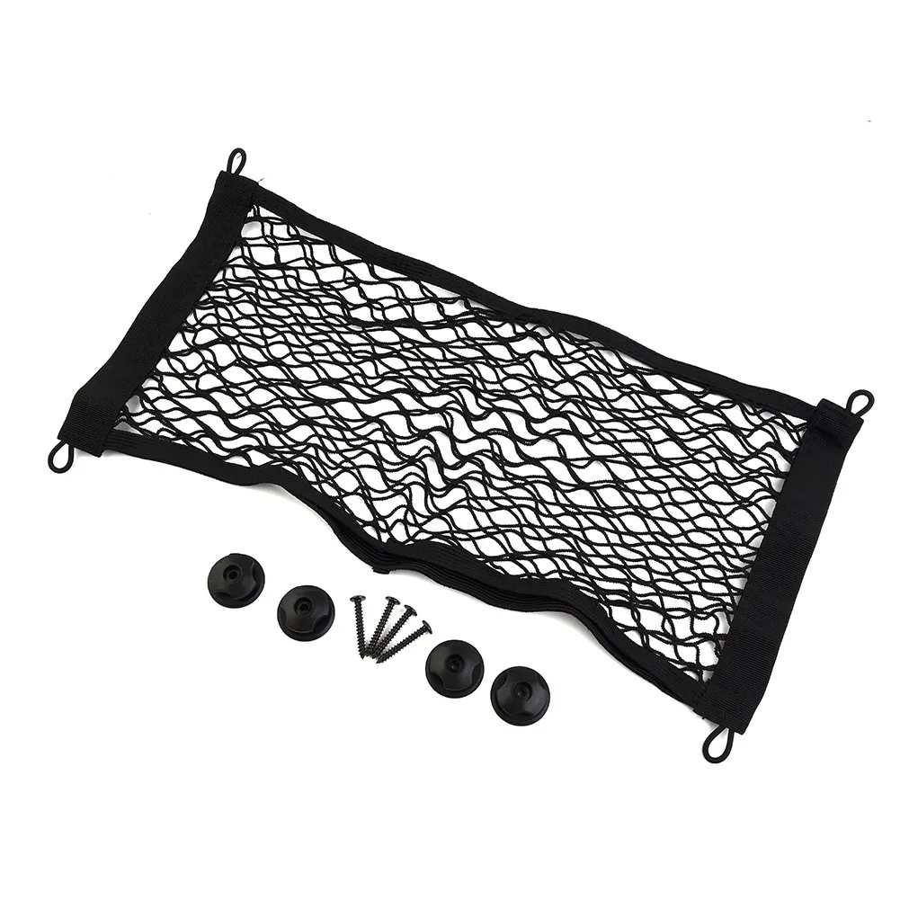 High Quality Hot Sale Cars Buses Bleachers Seats Accessories Storage Net Light Weight 25X50cm Black High Elastic Mesh