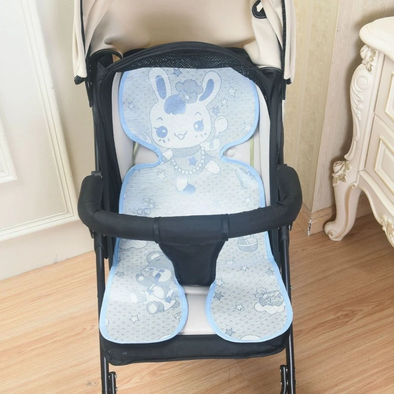 Summer Ice Silk Baby Cooling Mat, Universal Cushion, Breathable Pad Suitable for Stroller and Safety Seat Application