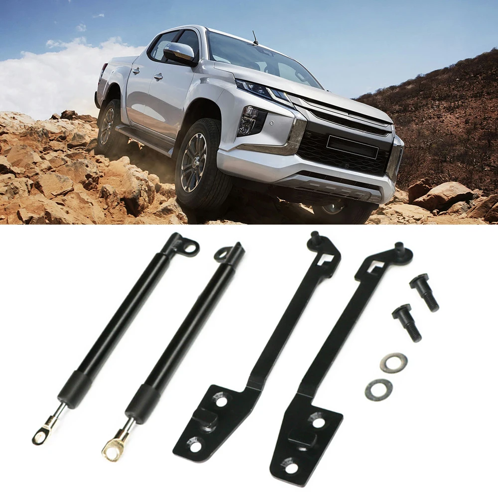 For Mitsubishi TRITON L200 MR 2015-2023 A Pair Car Rear Tailgate Slow Down Support Rod Lift Strut Bar Gas Shock Damper