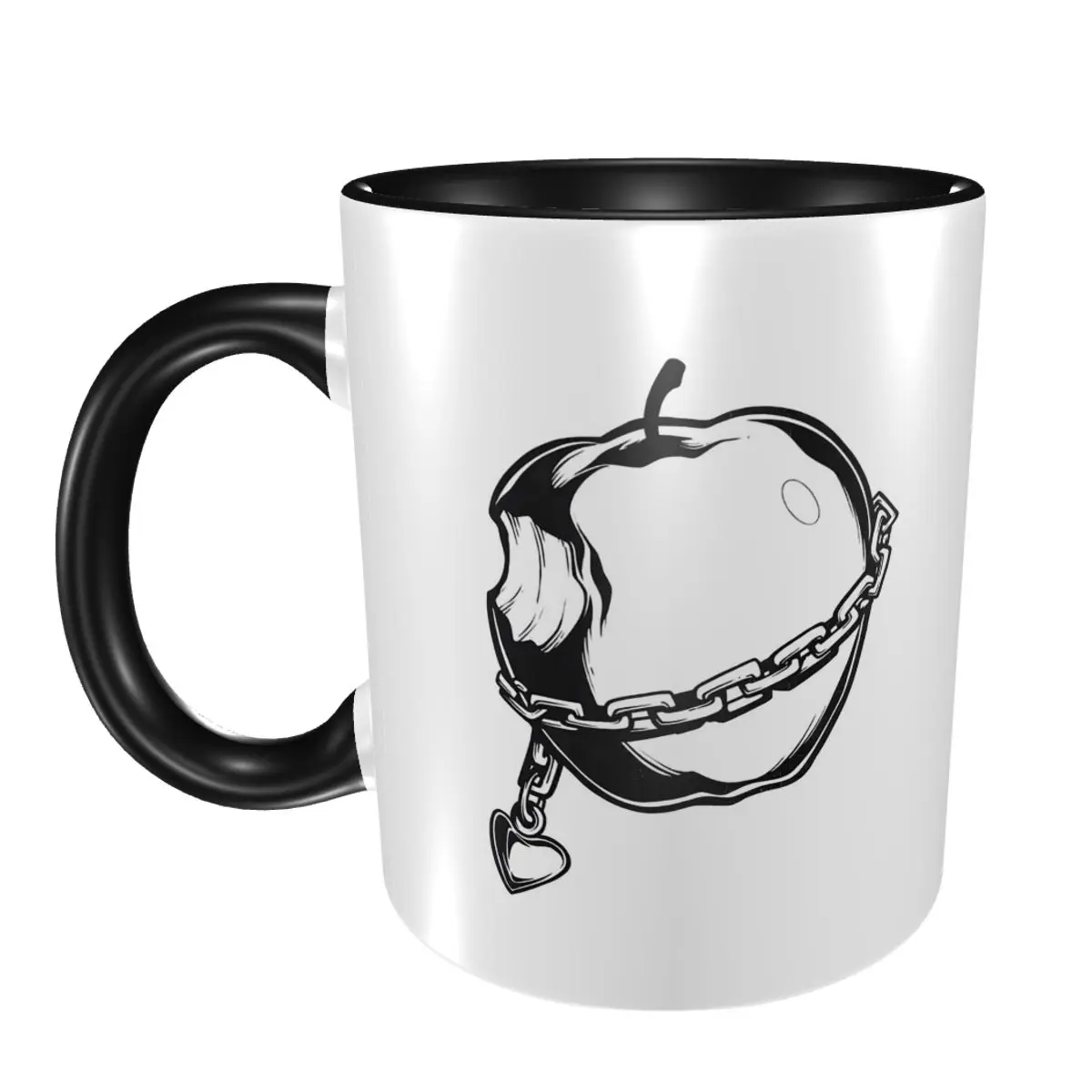 

Doodle Apple Death Note Anime Mug Funny Ceramic Coffee Cups Tea Mugs Milk Cup Drinkware Gift for Friends