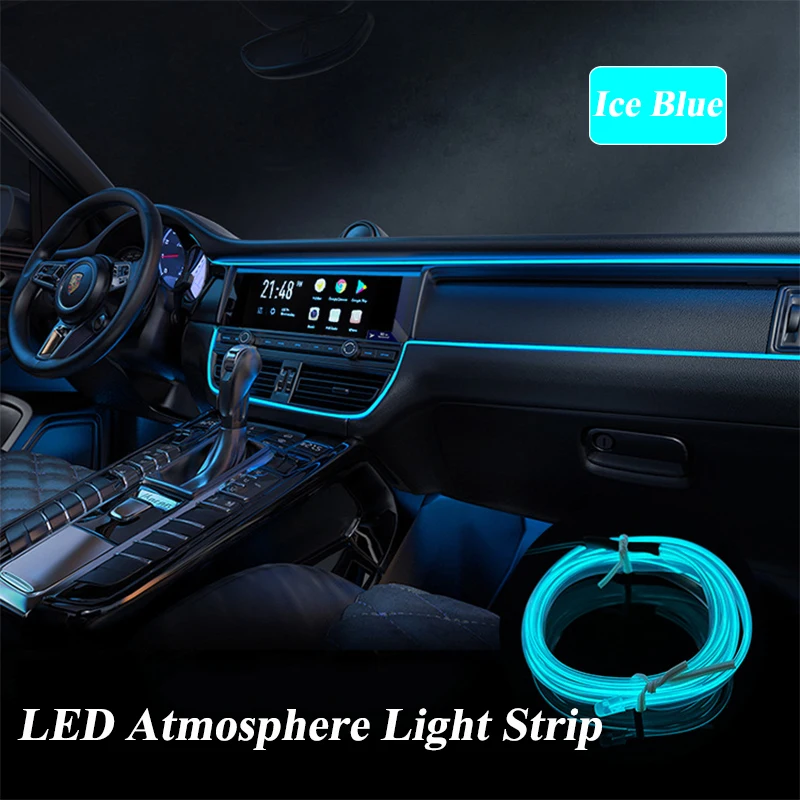 Led Car Interior Atmosphere Lights Accessory For VW Tiguan Polo Touareg Golf Jetta MK5 MK6 MK7 Passat B6 B7 B8 CC Arteon Magotan