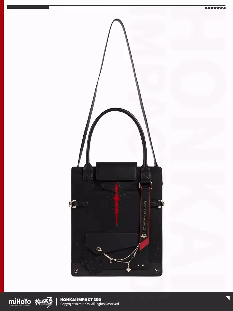 Przed sprzedażą miHoYo Official Honkai Impact 3 pod księżycem przysięga miłość YUEXIASHIYUE YUAIYIXIN seria wrażeń tematycznych pakiet toreb na zakupy