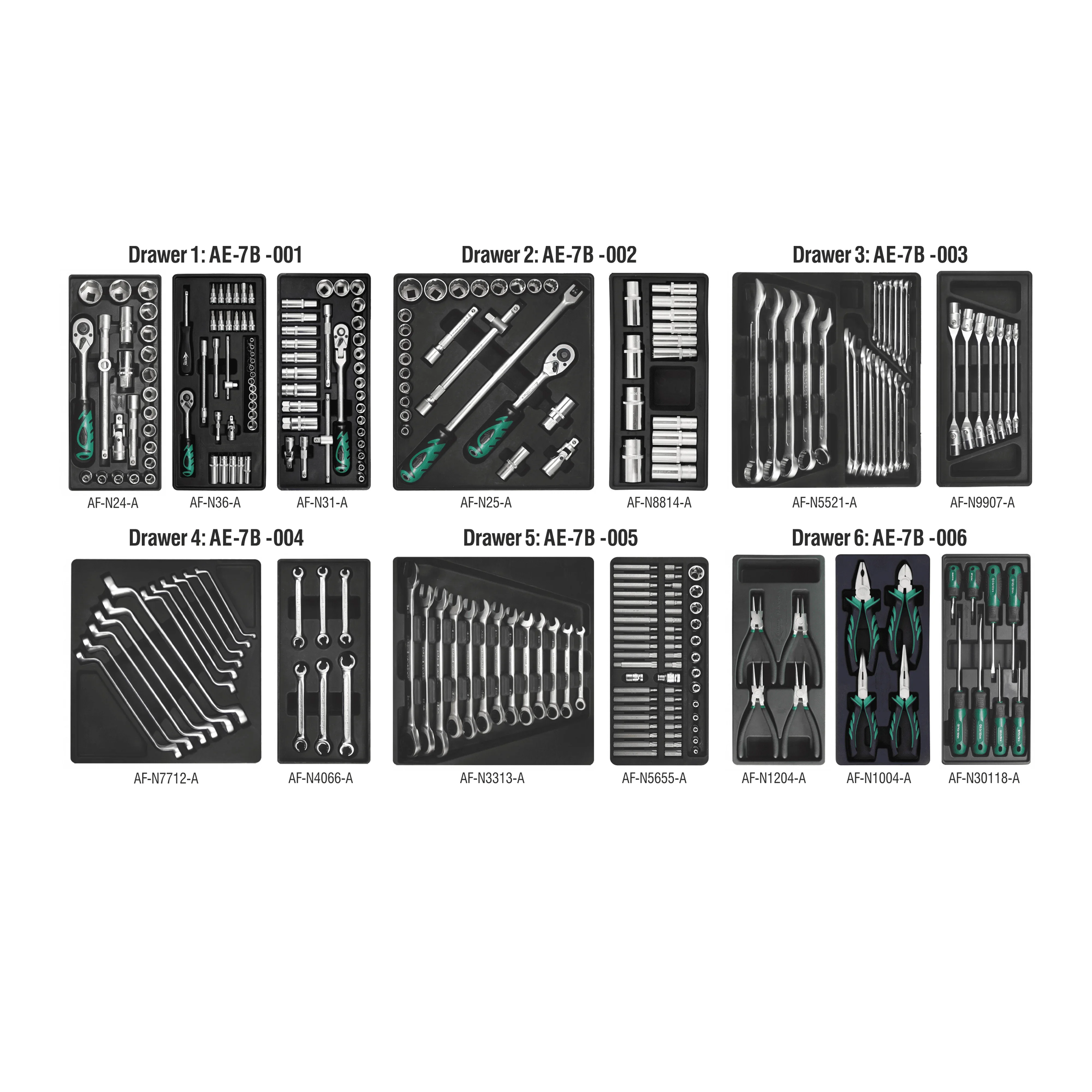 AE-7B Professional Detachable Multifunction 7-Drawer Tool Cabinet Wholesale Price for Organization and Workspace Management