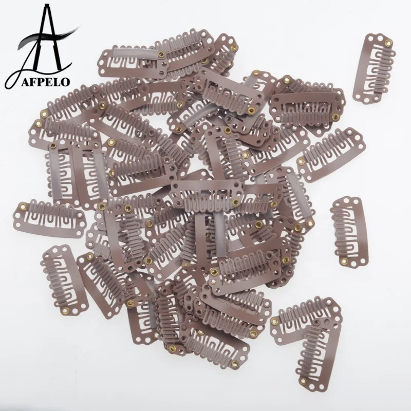 

Top Quality Stainless Steel Wig Clips U-Shape Hair Extension Snap Clip