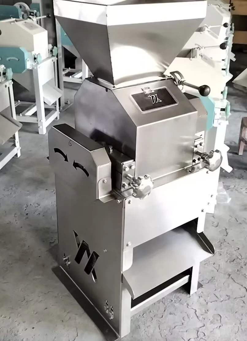 Food Grade Stainless Steel Grain Oat Flaker Grain Flattener Cereal Roller Mill for Maize Wheat Barley Oat Soybean Flaking