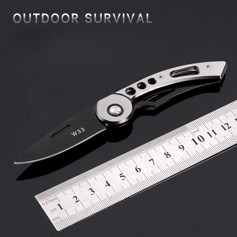 Stainless Steel Self-Defence Folding Blade Small Pocket Knives Military Tactical Knives EDC Multitool Hunting and Fishing Tools