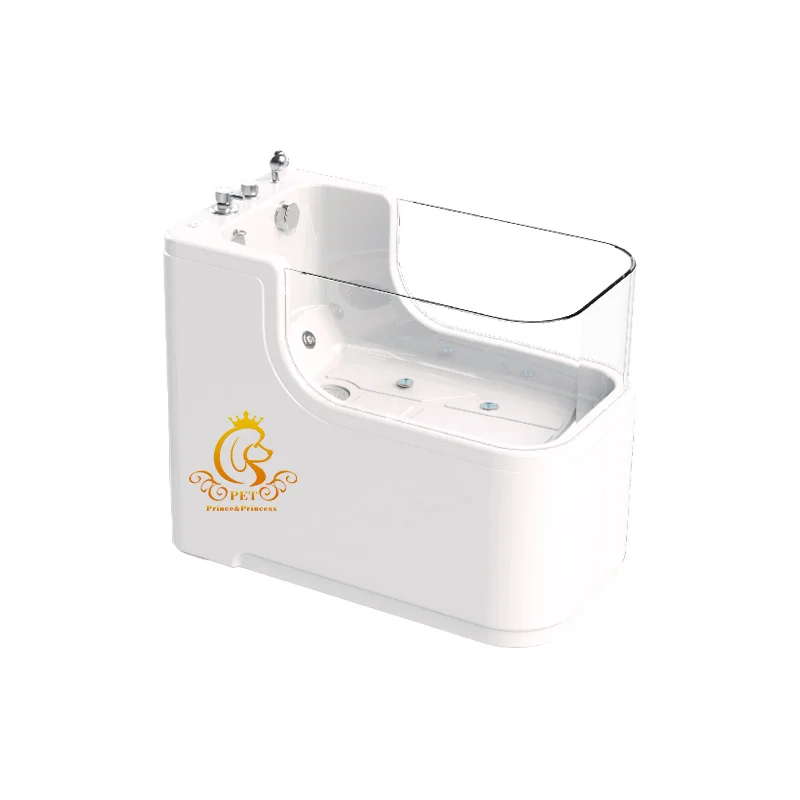 Factory Direct Eco-Friendly Acrylic Pet Grooming  Bath Tub For Dogs And Cats Bathroom Use