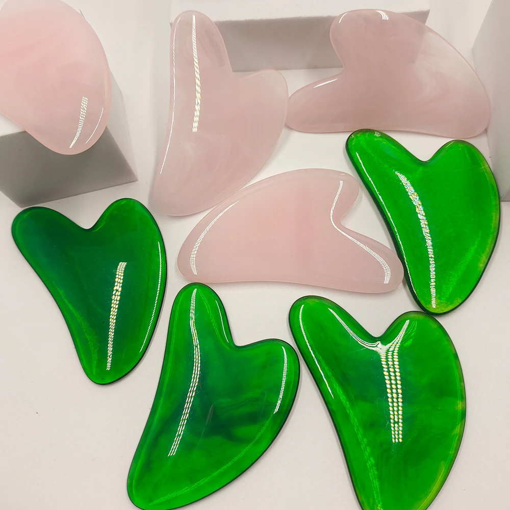 1 Stück Gua Sha Massage-Brett Gesichtspflege Guasha-Werkzeuge Gesichtsmassagegerät Schaber für Gesicht, Nacken, Rücken, Körper SPA Massage-Tool – Detail 7